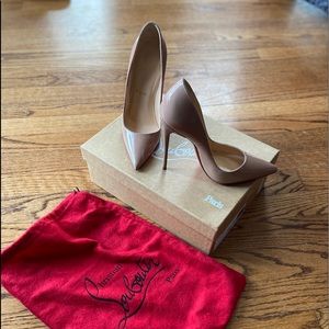 Christian Louboutin So Kate Classic Nude Pumps